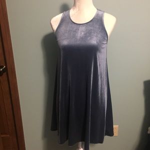 Ellison Blue Velvet Dress